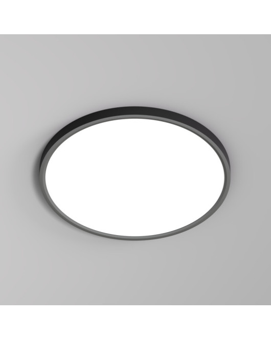 DK6522-BK Накладной светильник THIN, IP40, 36W, 3000K/4000K/6500K, переключатель цветовой температуры на корпусе, черный, полимер DK6522-BK Накладной светильник THIN, IP40, 36W, 3000K/4000K/6500K, переключатель цветовой температуры на корпусе, черный, полимер