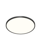DK6524-BK Накладной светильник THIN, IP40, 50W, 3000K/4000K/6500K, переключатель цветовой температуры на корпусе, черный, полимер