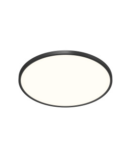 DK6524-BK Накладной светильник THIN, IP40, 50W, 3000K/4000K/6500K, переключатель цветовой температуры на корпусе, черный, полимер