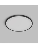 DK6524-BK Накладной светильник THIN, IP40, 50W, 3000K/4000K/6500K, переключатель цветовой температуры на корпусе, черный, полимер