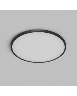 DK6524-BK Накладной светильник THIN, IP40, 50W, 3000K/4000K/6500K, переключатель цветовой температуры на корпусе, черный, полимер