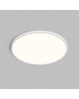 DK6524-WH Накладной светильник THIN, IP40, 50W, 3000K/4000K/6500K, переключатель цветовой температуры на корпусе, белый, полимер