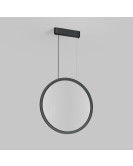 Подвесной светильник вертикальный VEIL, 35 Вт, ?600?2100 мм, LED 2700-6000K, IP20, пульт Д/У (в комплекте), черный, алюминий, акрил Подвесной светильник вертикальный VEIL, 35 Вт, ?600?2100 мм, LED 2700-6000K, IP20, пульт Д/У (в комплекте), черный, алюминий, акрил