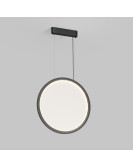 Подвесной светильник вертикальный VEIL, 35 Вт, ?600?2100 мм, LED 2700-6000K, IP20, пульт Д/У (в комплекте), черный, алюминий, акрил Подвесной светильник вертикальный VEIL, 35 Вт, ?600?2100 мм, LED 2700-6000K, IP20, пульт Д/У (в комплекте), черный, алюминий, акрил