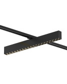 DK6634-BK Поворотный однофазный трековый светильник EDDER со светодиодом L538mm 220V 40W 30° 3000K IP20 черный алюминий