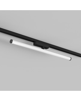 DK6638-BK Поворотный однофазный трековый светильник STROM со светодиодом L600mm 220V 15W 150° 3000K IP20 черный алюминий/акрил