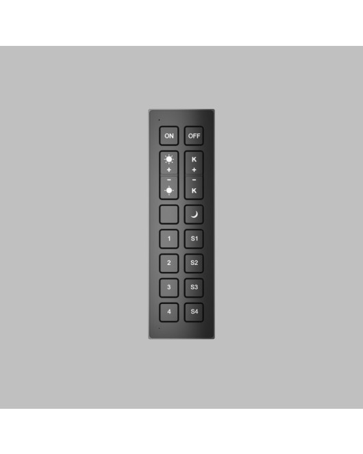DK7302-BK Пульт управления Zigbee, алюминий, черный