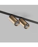 DK8012-BG Акцентный светильник SMART SPOT DOUBLE 2x9W DIM 3000K-6000K, матовое золото с черным