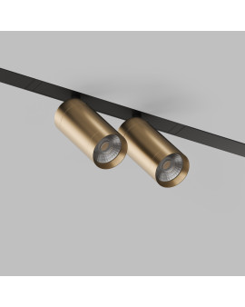 DK8012-BG Акцентный светильник SMART SPOT DOUBLE 2x9W DIM 3000K-6000K, матовое золото с черным