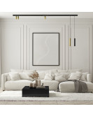 DK8012-BG Акцентный светильник SMART SPOT DOUBLE 2x9W DIM 3000K-6000K, матовое золото с черным