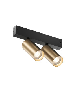 DK8012-BG Акцентный светильник SMART SPOT DOUBLE 2x9W DIM 3000K-6000K, матовое золото с черным