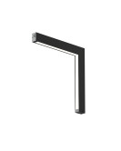 DK8015-BK Угловой трековый светильник SMART LINEAR со светодиодом, L312*312, 220V, 18W, 3000-6000К, IP20, черный, алюминий