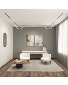 DK8060-BK Гибкий рассеивающий матовый светильник SMART RAY 18W DIM 3000K-6000K, длина плафона 1.5м, черный DK8060-BK Гибкий рассеивающий матовый светильник SMART RAY 18W DIM 3000K-6000K, длина плафона 1.5м, черный