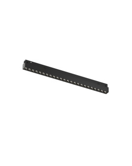 Светильник трековый GRILL 24W CRI90 24° 1350лм 48V черный 3CCT+SMART DIP SWITH