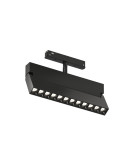 Светильник трековый GRILL поворотный 12W CRI90 24° 600лм 48V черный 3CCT+SMART DIP SWITH Светильник трековый GRILL поворотный 12W CRI90 24° 600лм 48V черный 3CCT+SMART DIP SWITH