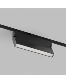Светильник трековый LINEAR поворотный 12W CRI90 120° 480лм 48V черный 3CCT+SMART DIP SWITH Светильник трековый LINEAR поворотный 12W CRI90 120° 480лм 48V черный 3CCT+SMART DIP SWITH