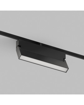 Светильник трековый LINEAR поворотный 12W CRI90 120° 480лм 48V черный 3CCT+SMART DIP SWITH