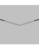 Светильник трековый LINEAR угловой 20W CRI90 120° 1130лм 48V черный 3CCT+SMART DIP SWITH