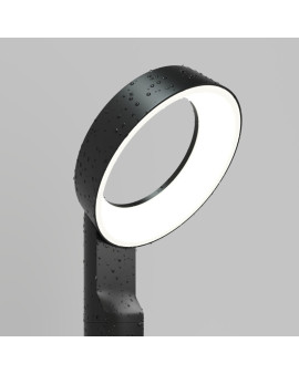 DK9718-BK Ландшафтный светодиодный уличный светильник SANVIK, IP65, 12 Вт, 3000К, черный, алюминий