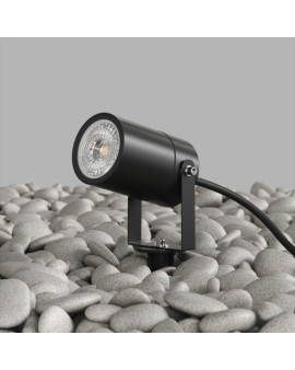 DK9800-BK Грунтовый светильник MOSS, IP65, GU10 LED, до 15 Вт, черный, алюминий