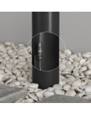 DK9816-BK Ландшафтный уличный светодиодный светильник VEGA, IP65, 12 Вт, 3000K, черный, алюминий