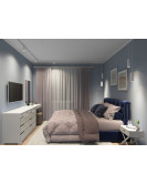 TR1001-WH/1 Шинопровод однофазный, 1 м (трек 922 мм + подвод питания 74 мм + заглушка 4 мм), белый, заглушка и подвод питания в комплекте
