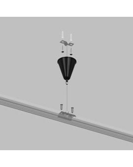 TR1105-BK Подвесная система для треков, 1,5 м, черный