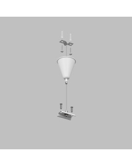 TR1105-WH Подвесная система для треков, 1,5 м, белый