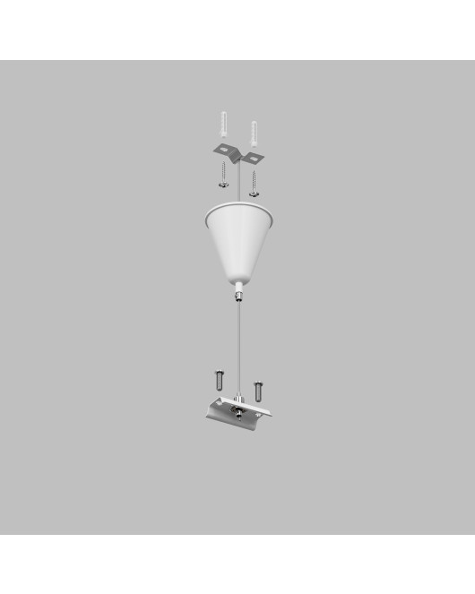 TR1105-WH Подвесная система для треков, 1,5 м, белый TR1105-WH Подвесная система для треков, 1,5 м, белый
