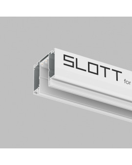 TR2014-WH Профиль-трек SLOTT for DENKIRS SMART, для натяжных потолков, 2 м, алюминий, белый