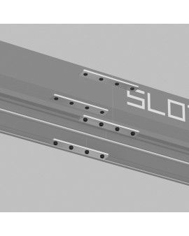 TR2018-AL Комплект прямых соединителей трека SLOTT, алюминий