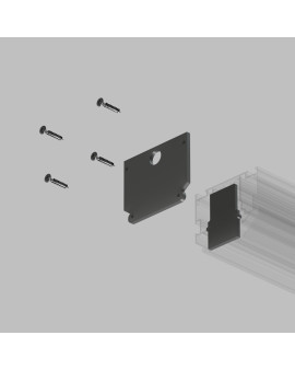 TR2025-BK Комплект торцевых заглушек для трека SMART ONE