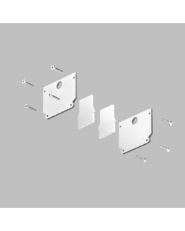TR2025-WH Комплект торцевых заглушек для трека SMART ONE