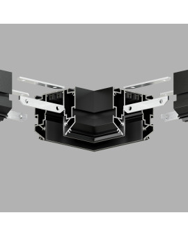 TR2026-BK Угловой элемент 90° трека SMART ONE, алюминий, черный