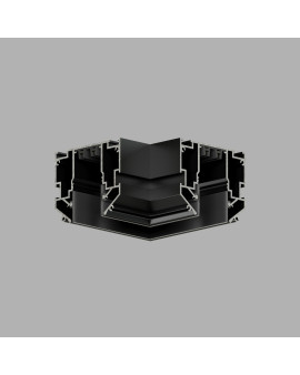 TR2026-BK Угловой элемент 90° трека SMART ONE, алюминий, черный