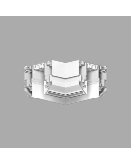 TR2026-WH Угловой элемент 90° трека SMART ONE, алюминий, белый