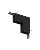 TR2108-BK Угол стена-потолок накладной SMART, черный