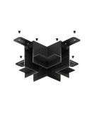TR2114-BK Коннектор трека SMART для ГКЛ , \"X\" образный, механический , черный