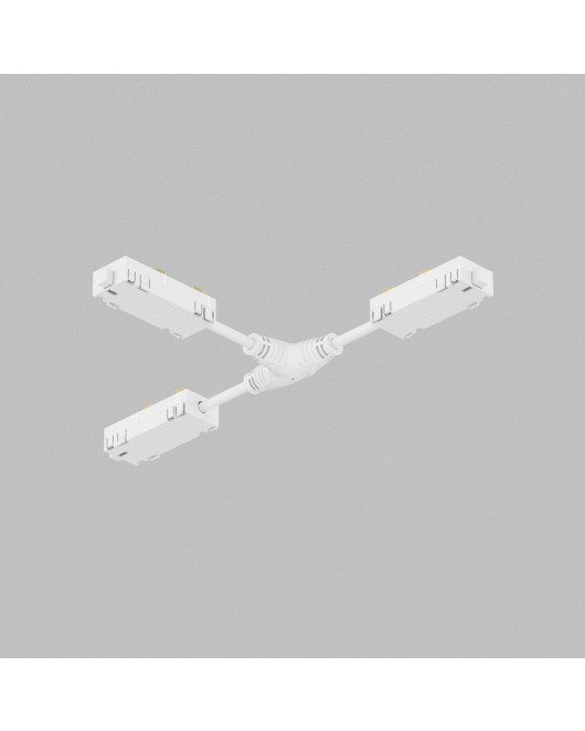 TR2115-WH Гибкий Т-образный, электрический коннектор трека SMART, белый