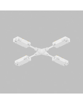 TR2116-WH Гибкий Х-образный, электрический коннектор трека SMART, белый TR2116-WH Гибкий Х-образный, электрический коннектор трека SMART, белый