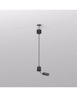 TR2124-BK Подвод питания для подвесного монтажа трека SMART BASE, АС 220-240V, IP20, 5м, черный, алюминий TR2124-BK Подвод питания для подвесного монтажа трека SMART BASE, АС 220-240V, IP20, 5м, черный, алюминий