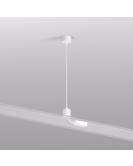 TR2124-WH Подвод питания для подвесного монтажа трека SMART BASE, АС 220-240V, IP20, 5м, белый, алюминий TR2124-WH Подвод питания для подвесного монтажа трека SMART BASE, АС 220-240V, IP20, 5м, белый, алюминий