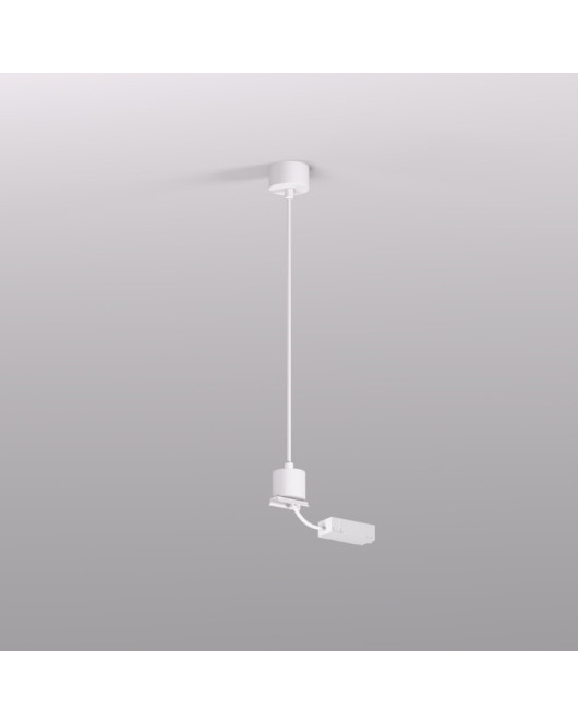 TR2124-WH Подвод питания для подвесного монтажа трека SMART BASE, АС 220-240V, IP20, 5м, белый, алюминий TR2124-WH Подвод питания для подвесного монтажа трека SMART BASE, АС 220-240V, IP20, 5м, белый, алюминий