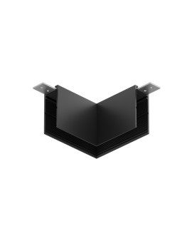 Угол потолок-потолок 90° SMART SLIM BASE, накладной, чёрный, алюминий