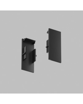 Торцевые заглушки для трека SMART SLIM BASE, комплект 2 шт, чёрный Торцевые заглушки для трека SMART SLIM BASE, комплект 2 шт, чёрный