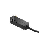 Подвод питания торцевой для трека SMART SLIM BASE, односторонний, 220В AC, чёрный