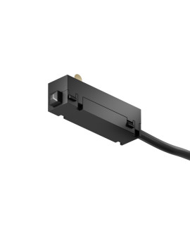 Подвод питания торцевой для трека SMART SLIM BASE, односторонний, 220В AC, чёрный Подвод питания торцевой для трека SMART SLIM BASE, односторонний, 220В AC, чёрный