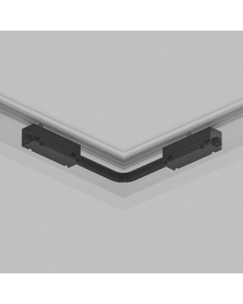 Гибкий коннектор для трека SMART SLIM BASE, чёрный, алюминий
