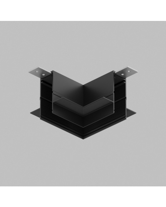Угол потолок-потолок 90° SMART SLIM HIDE, встраиваемый (для ГКЛ 12,5 мм), чёрный, алюминий