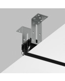 Шинопровод SMART SLIM ONE, 3м, для натяжных потолков (под гарпун), 220В AC, IP20, чёрный, алюминий